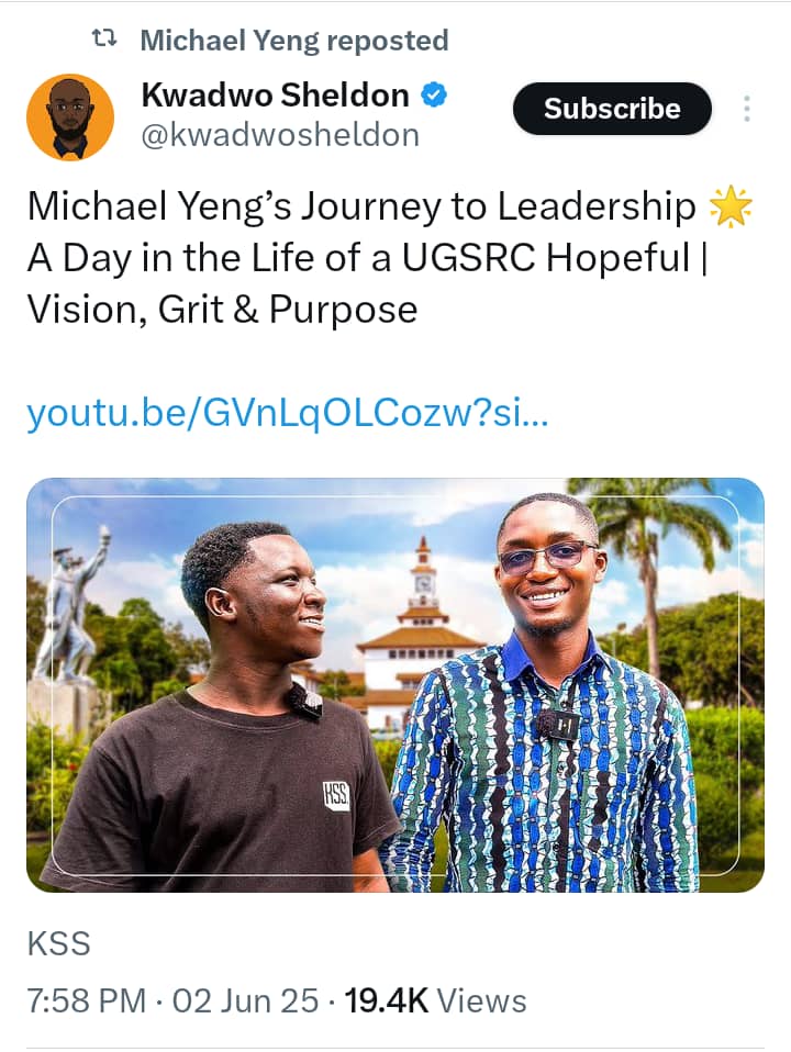 🎥 Michael Yeng’s Journey to Leadership 🌟 A Day in the Life of a UGSRC Hopeful