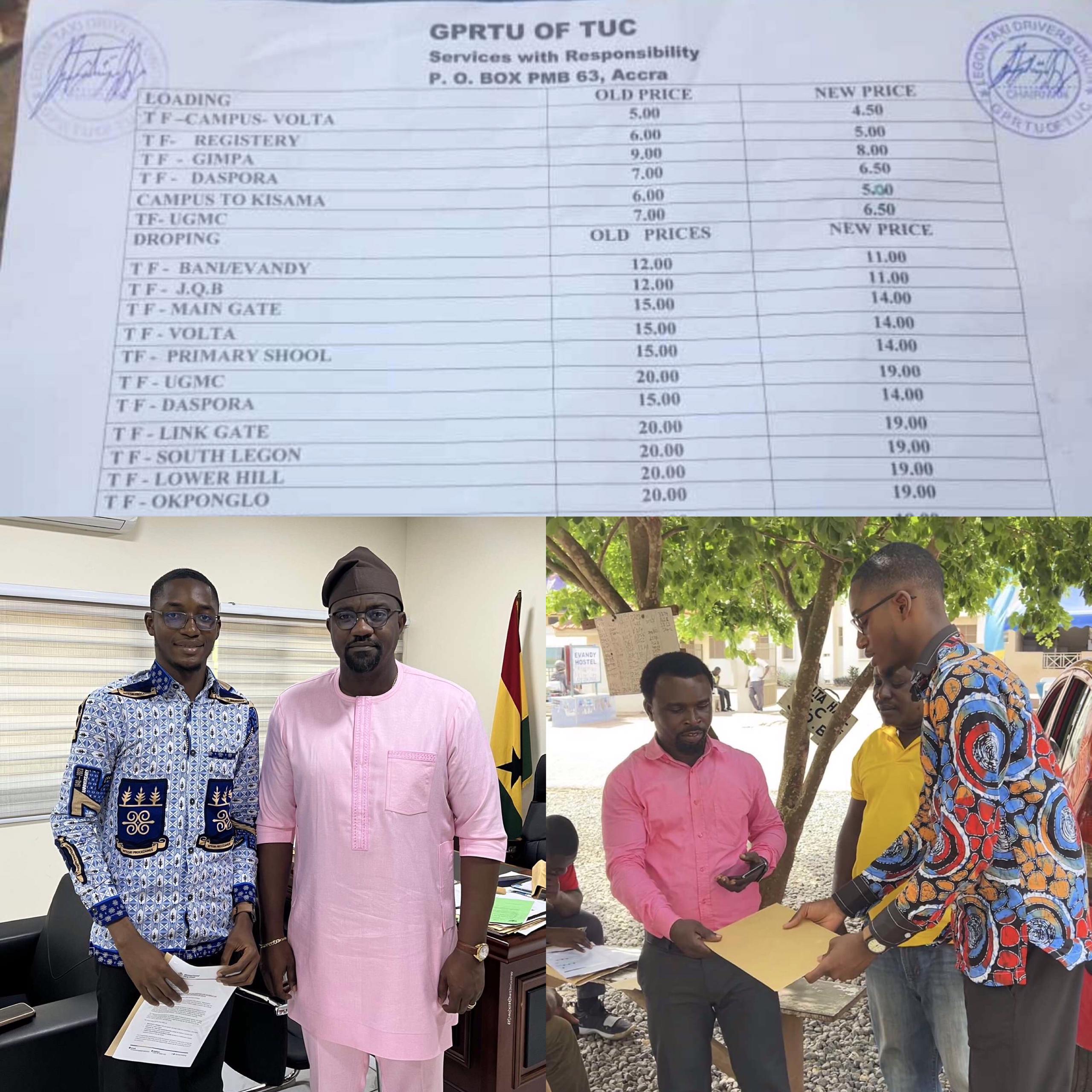 🚐 MICHAEL YENG ENGAGES CAMPUS TRANSPORT UNIONS OVER FARE CONCERNS 💬